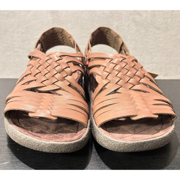 MALIBU SANDALS Canyon Vegan Leather Rubber Bison Brown Men's Size 12 - Picture 3 of 10